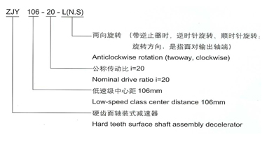 ZJY300齒輪減速機(jī)安裝尺寸